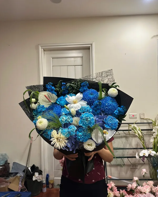 Xanh dương · Cẩm tú cầu