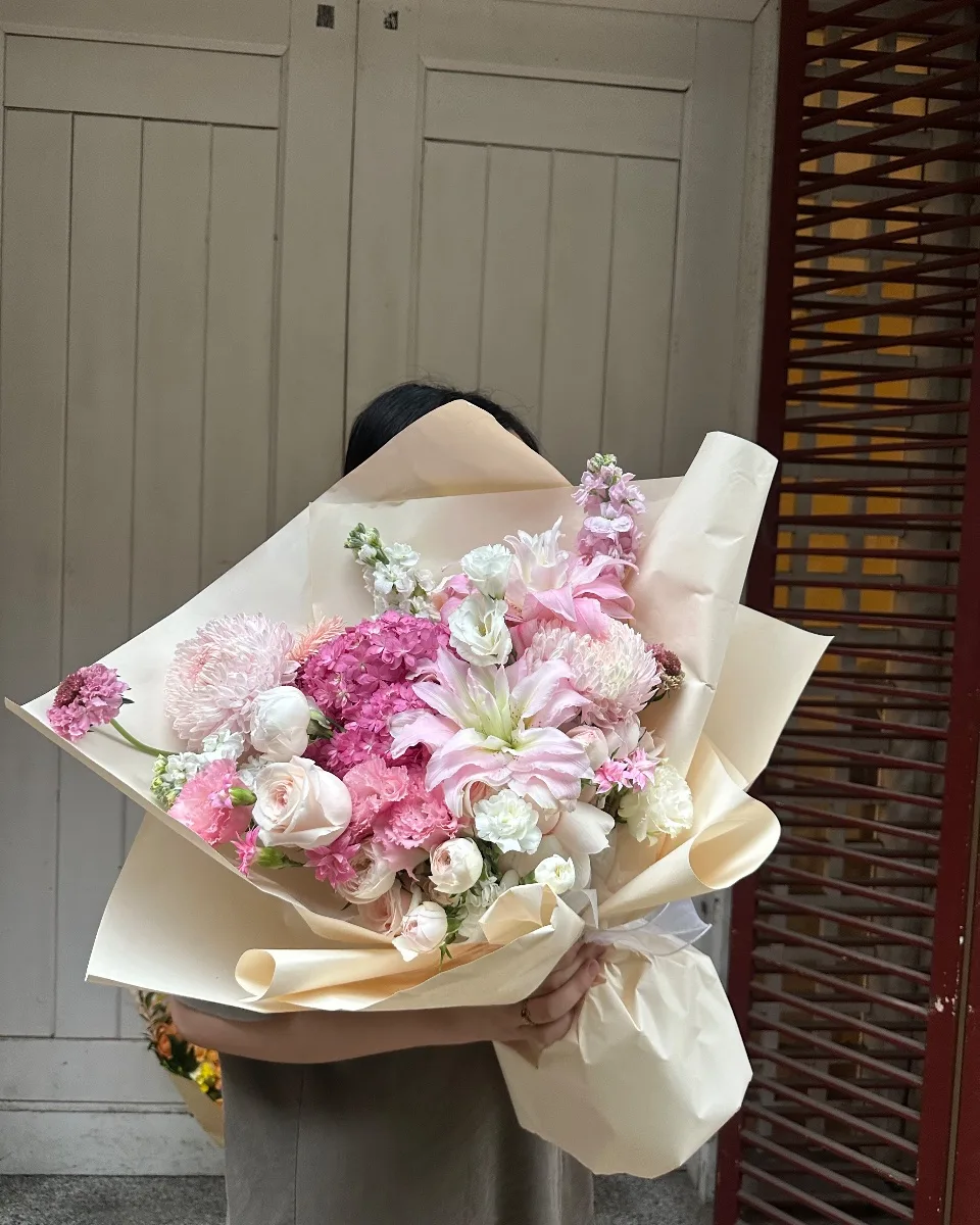 Chéo cành cẩm mix ly